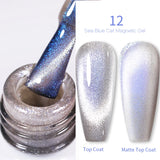 Auroras Cat Magnetic Gel Nail Polish Reflective Sparkling Glitter Semi Permanent Nail Art Soak Off LED UV Gel Varnis