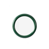 CuteLife Yellow Round Plastic Frame Makeup Decorative Mirrors Aesthetic Dressing Table Mirror For Bedroom Home Decor Wall Mirror