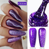 10ml Snow Glitter Gel Nail Polish Pink Milky White Jelly Sequins  Semi Permanent Nails Art Design Varnish Manicure