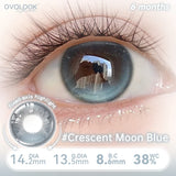 2PCS Fixed-Axis Lens Half Year Mango Crush Ice Contact Lenses Glow Highlight Brown For  Makeup For Women