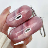 Wireless Bluetooth case for AirPods1/2 AirPods3 AirPods pro and pro2 tpu marble grain earphone cover