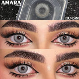 1 Pair Colored Contact Lenses Makeup Blue Pupils Natural Brown Lenses Green Color Eye Lens Cosmetic Colorcon