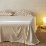 Original Cotton Linen Lace-Up Bedding Set Single Queen King Size Duvet Cover Flat/Fitted Bed Sheet Pillowcases 3/4Pcs