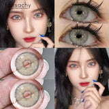 2pcs Colored Contact Lenses for Eyes Cosmetic Blue Lenses Gray Lenses Green Eye Natural Lenses Fashion Lenses Beauty