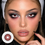2pc Halloween Cosplay Colored Contact Lenses Red Eye Lens Blue Color Pupils Anime Green Role Play Lenses Cos Party Makeup