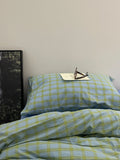 Waed Cotton Bedding Set Havana New Sle Pure Cotton Plaid Four-Piece Bedding Set Comforter Cover eet Pillowcase