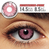 1 Pair Halloween Contact Lenses for Eyes Cosplay Lenses Anime Lenses Anime Accessories Lenses Black Lenses Red Lens