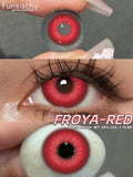 Halloween Cosplay Color Contact Lenses Cosplay Lens Anime Red Lenses Girl Graduated Colored Eye Lenses Makeup Eye Lenes