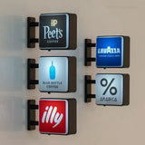 World Classic Coffee Brands Light Sign Refrigerator Magnet Coffee Machine Decor Lavassa Coffee Illy Coffee Peet's Coffee
