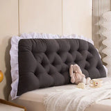 1pcs Princess Style Dormitory Back Cushion Universal Anti Collision Bedside Decoration Backrest Soft Tatami Headboard Cushions