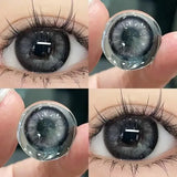 Brown Contact Lenses with Prescription 2pcs Colorful Korean Fashion Lenses Yearly Makeup Contact Lens Beauty Pupils