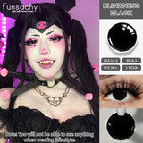 2pcs Cosplay White Mesh Lenses Anime Eye Color Lens Halloween Vampire Lenses Cosmetics Colorful Multicontacts Red Lens