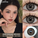 New Color Contact Lenses for Eyes Natural Blue Eye Lenses Cosmetic Green Contacts Yearly Brown Eyes Lens Gray Lenses