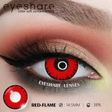 1pair Halloween Colored Contact Lenses Cosplay White Crazy Contact Lenses Anime Red Eye Lenses Blue Makeup Contact Lens