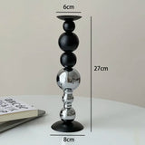 Sphericity Metal Candle Holder Ornaments Simplicity Cylinder Candlestick Desk Decoration Wax Melt Home Aroma Container