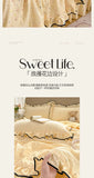 Summer Cooling Quilt Soft Skin-Friendly Air Conditioning Thin Blanket Single/Double Washable Home Textile Princess Wind Style