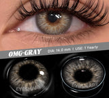 2pcs Color Contact Lens for Eyes Chocolate Makeup Lens Natural Blue Gray Eyes Contact Brown Beauty Lenses Green Contact