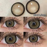 1 Pair Korean Lenses Contact Lenses for Eyes Natural Lenses Brown Beauty Pupils Soft Lens Makeup Fast Shipping