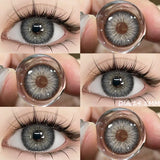1 Pair Color Contact Lenses for Eyes Cosmetics Blue Contact Lenses Brown High Quality Natural Contact Lenses Gray Lenses