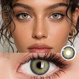 Contact Lenses 2PCS Colored Contact Lenses Cosplay Red Lenses 1Year Fashion Color Beauty Lenses Party Cute Eye Lens