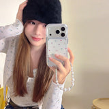 Glitter Shiny Stars Imd Transparent Back Cover for Iphone 17 16 Pro Max 13 14 15 Promax Ins Protector Shockproof Phone Case