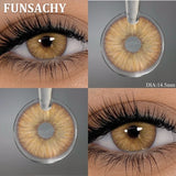 1 Pair Black Color Contact Lenses Brown Grey Beauty Soft Contact Lenses Yearly Fast Shipping Beauty Pupils Cosmetics