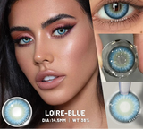 New 1Pair Blue Eyes Contact Colored Contact Lenses Gray Brown Colorful Beautiful Pupils Green Eyes Contact 6 Months Use