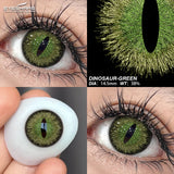 1 Pair Colored Contact Lenses for Eyes Cosplay White Lenses Black Eye Anime Lenses Halloween Cosmetic Cosplay Lenses