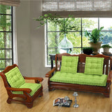 Oversized Thickened Long Bench Cushion Pad Chair Seat Cushion Decorative Pillow For Garden Lounger/Bay Window Pad Green