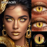 Cosplay White Contact Lenses for Eyes Anime Role Playing Lens Halloween Cosplay Black Contacts Yearly Cosmetics Pupils