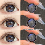 2pcs/Pair Eye Color Lenses Purple Contact Lenses Natural Brown Pupils Lenses Big Diameter Blue Pink BlackLens for Party