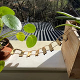 Wooden Plank Bridges, Rope Ladders, Home Courtyard Decoration, Fairy Garden Micro-landscape Shooting Props and Decoration