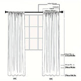 Elegant Beige Flower Jacquard Gauze Curtains Transparent Curtains Suitable for Bedrooms and Living Rooms