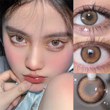 Color Contact Lenses with Diopters Korean Eye Contacts Lenses Colorcon Black Lenses High Quality Natural Optical Lenses
