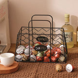 Handheld Coffee Capsule Storage Basket Candy Snack Storage Frame capsule organizer Fruit Basket Living Room Desktop Decoration