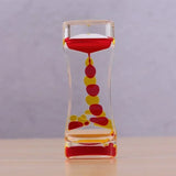 Acrylic Liquid Hourglass Timer Pressure-reducing Two-color Liquid Oil Drain Creative Oil Drop Process Desktop Display Hourglass