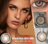 2pcs Natural Color Contact Lenses for Eyes Blue Eye Lenses Gray Pupils Lens Brown Lenses Yearly Cosmetic Green Contacts