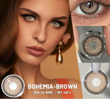 2pcs Natural Color Contact Lenses for Eyes Blue Eye Lenses Gray Pupils Lens Brown Lenses Yearly Cosmetic Green Contacts
