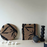 Autumn and winter warm Korean version of jacquard lamb wool seat cushion large lamb wool particles cutebear striped seat cushion