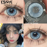 2Pcs New Product Best Selling Contacts Colored Lenses  Blue Green Series Soft Lens