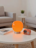  Macaron Glass Table Lamp for Hotel Bedroom Bedside Living Room Trichromatic Dimming Decoration Modern Minimalist Desk Lights