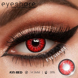Halloween Crazy Black White Ghost Lenses Cosplay Color Contact Lenses Dracula Red Eyes Contact Vampire Makeup Lenses