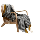 Nordic style office nap knitted blanket, leg blanket, spring and autumn thickened shawl, small  sofa blanket