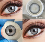 2pcs Color Eye Contact Lenses Blue Contact Lenses for Eyes Fashion Gray Pupils Cosmetics Green Natural Soft Lens Yearly