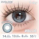 Silicone Hydrogel Fixed Highlight Lenses Light Gray Colored Contact Lenses With Prescription For Women