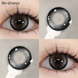 Contact Lenses Natural Brown Colored Pupils Cosmetic Grey Lenses Green Lens Yearly for Daily Party