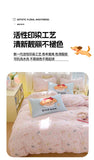 Washed Cotton Pink Duvet Cover Girl Room Decor Breathable Comforter Cover with 2 Pillowcases Bed Linens Bedding Set Home Textile