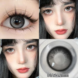 2pcs Myopia Color Contact Lenses for Eyes with Prescription Beauty Pupils Makeup Eye Color Lenses Fashion Blue Lenses
