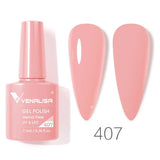 Nail Gel Polish 7.5ml HEMA/TPO FREE Red Sparkle Sequin Gel Nails Beautiful Semi Permanent Soak Off UV LED Gel Polish