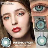 1Pair Color Lenses Colored Contact Lenses New Brown Lens Blue Eye Contacts Green Lenses Cosmetic Gray Eye Lens Yearly